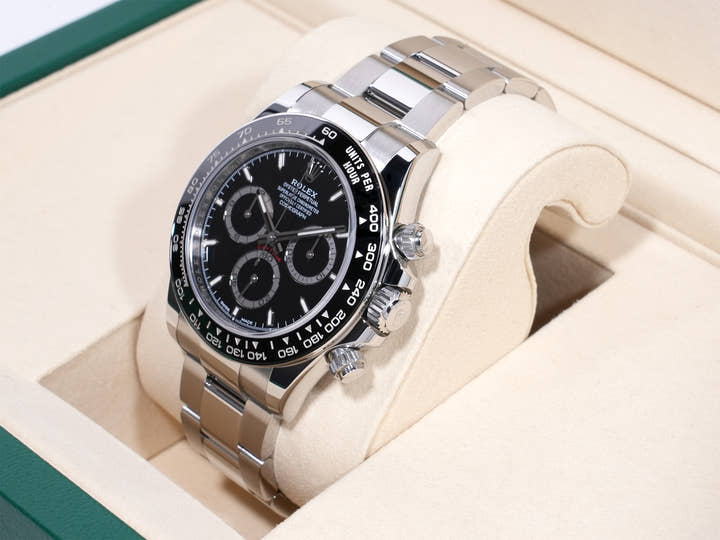 Rolex Daytona Ref. 126500LN Stainless Steel Black Dial, Unused.  (9dpt3ftz appears to be an internal reference number and not part of the product description)