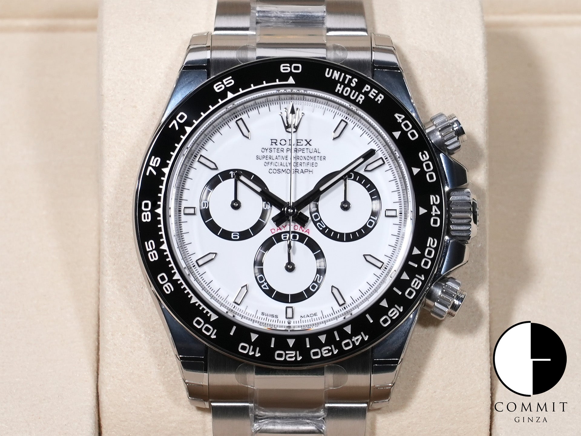 Rolex Daytona Ref. 126500LN Stainless Steel White Dial Unused jc56ay7q