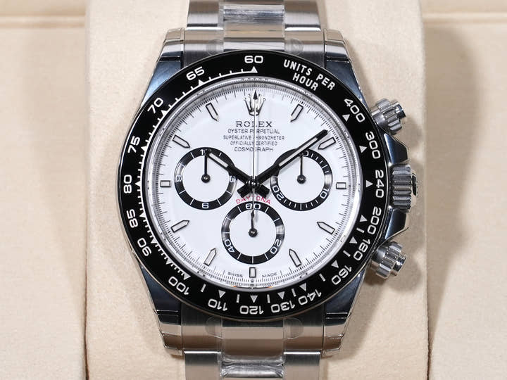 Rolex Daytona Ref. 126500LN Stainless Steel White Dial Unused jc56ay7q