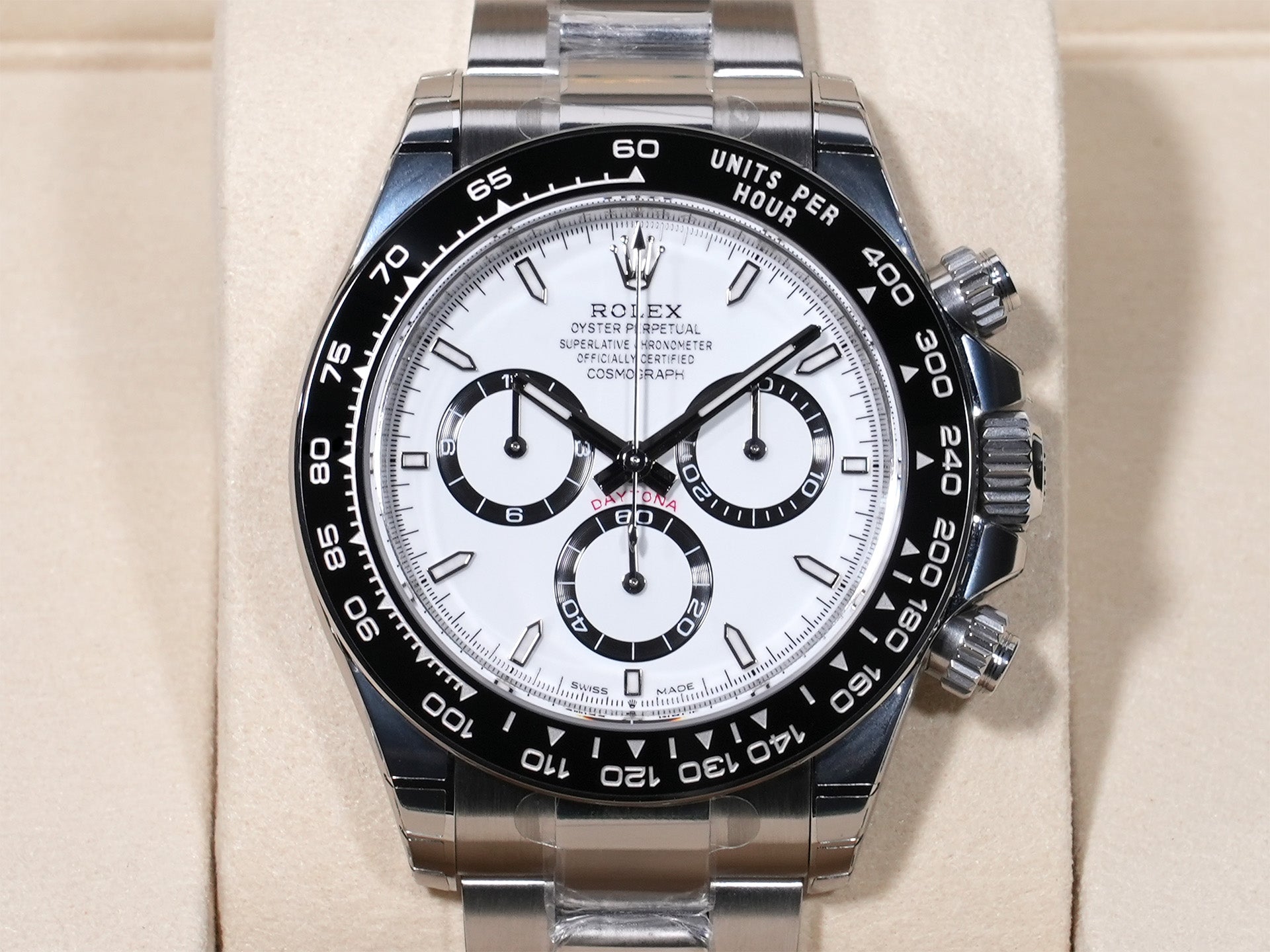Rolex Daytona Ref. 126500LN Stainless Steel White Dial Unused jc56ay7q