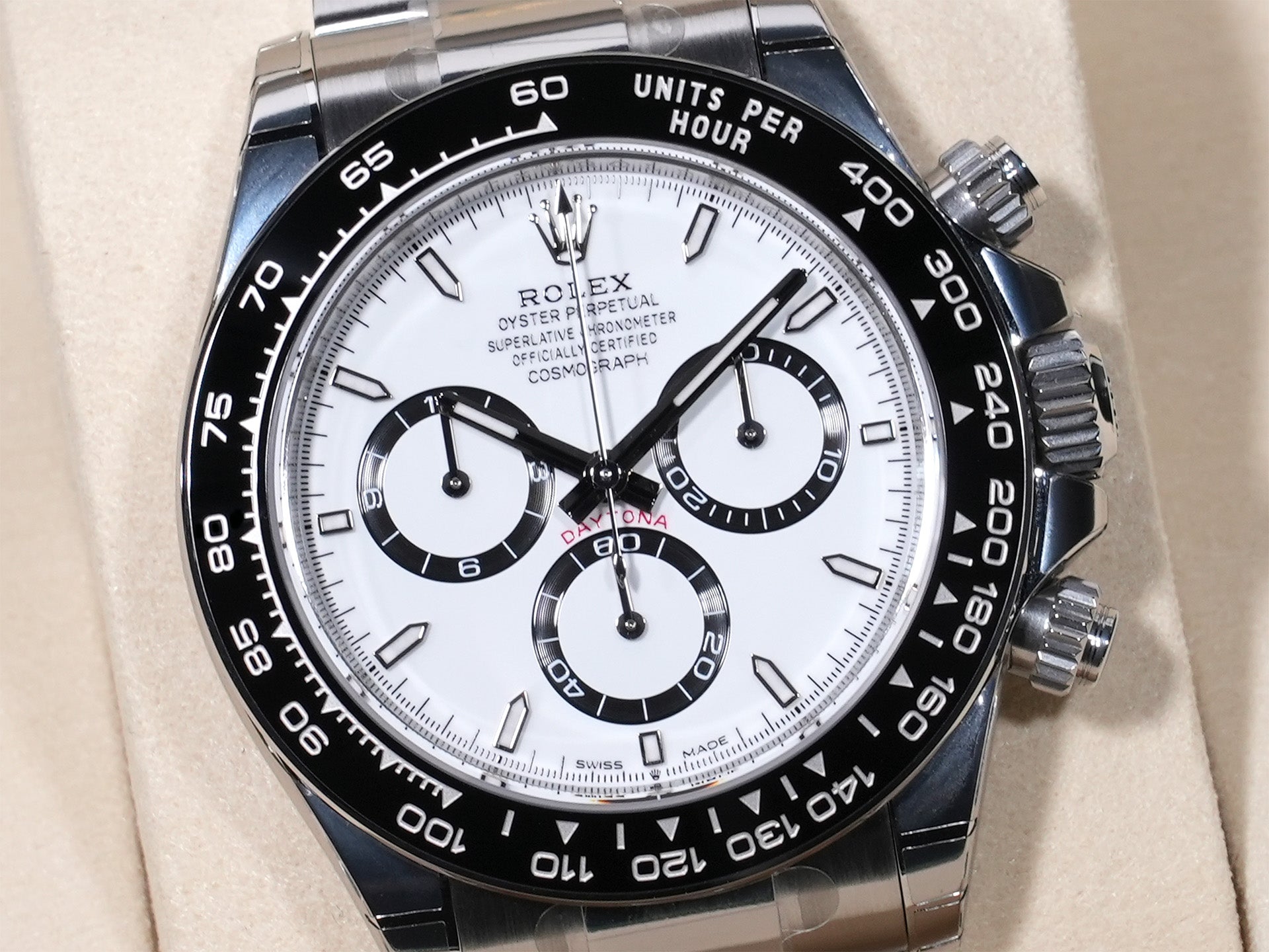 Rolex Daytona Ref. 126500LN Stainless Steel White Dial Unused jc56ay7q