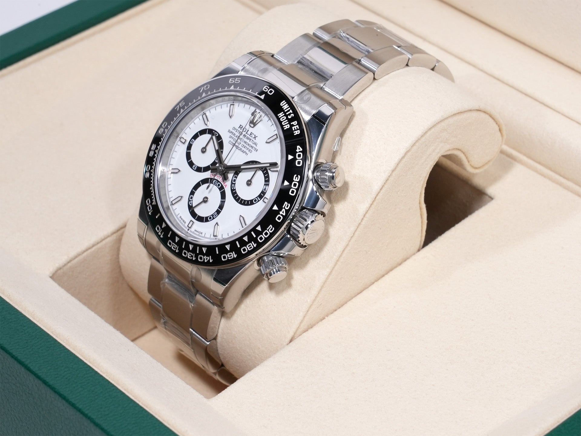 Rolex Daytona Ref. 126500LN Stainless Steel White Dial Unused jc56ay7q