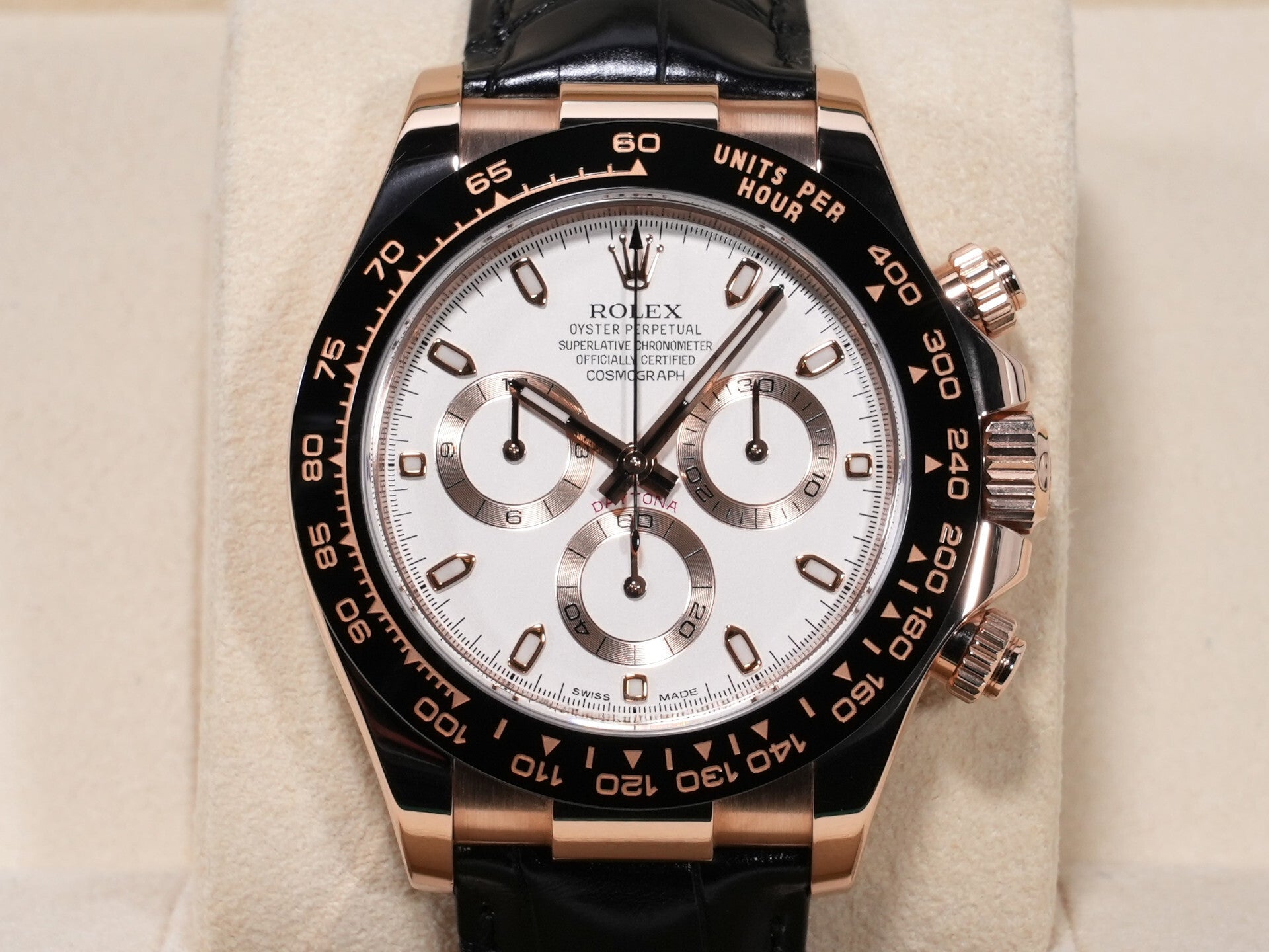 ロレックス デイトナ Ref.116515LN エバーローズゴールド アイボリー文字盤 美中古 998vgnta