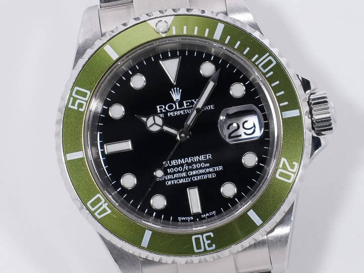 ロレックス サブマリーナー デイト Ref.16610LV ステンレススチール ブラック文字盤 中古 n2ympb3z