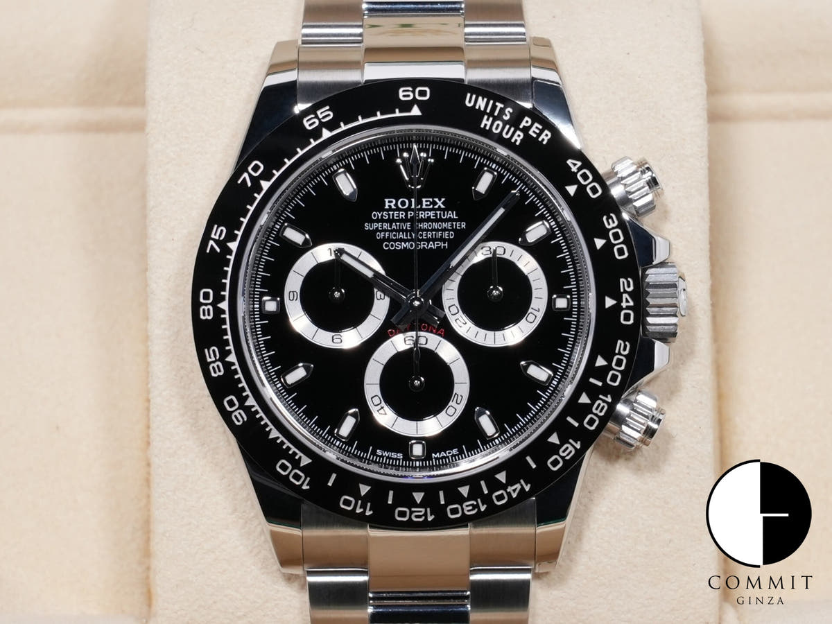 ロレックス デイトナ Ref.116500LN ステンレススチール ブラック文字盤 未使用 mfwtq4no