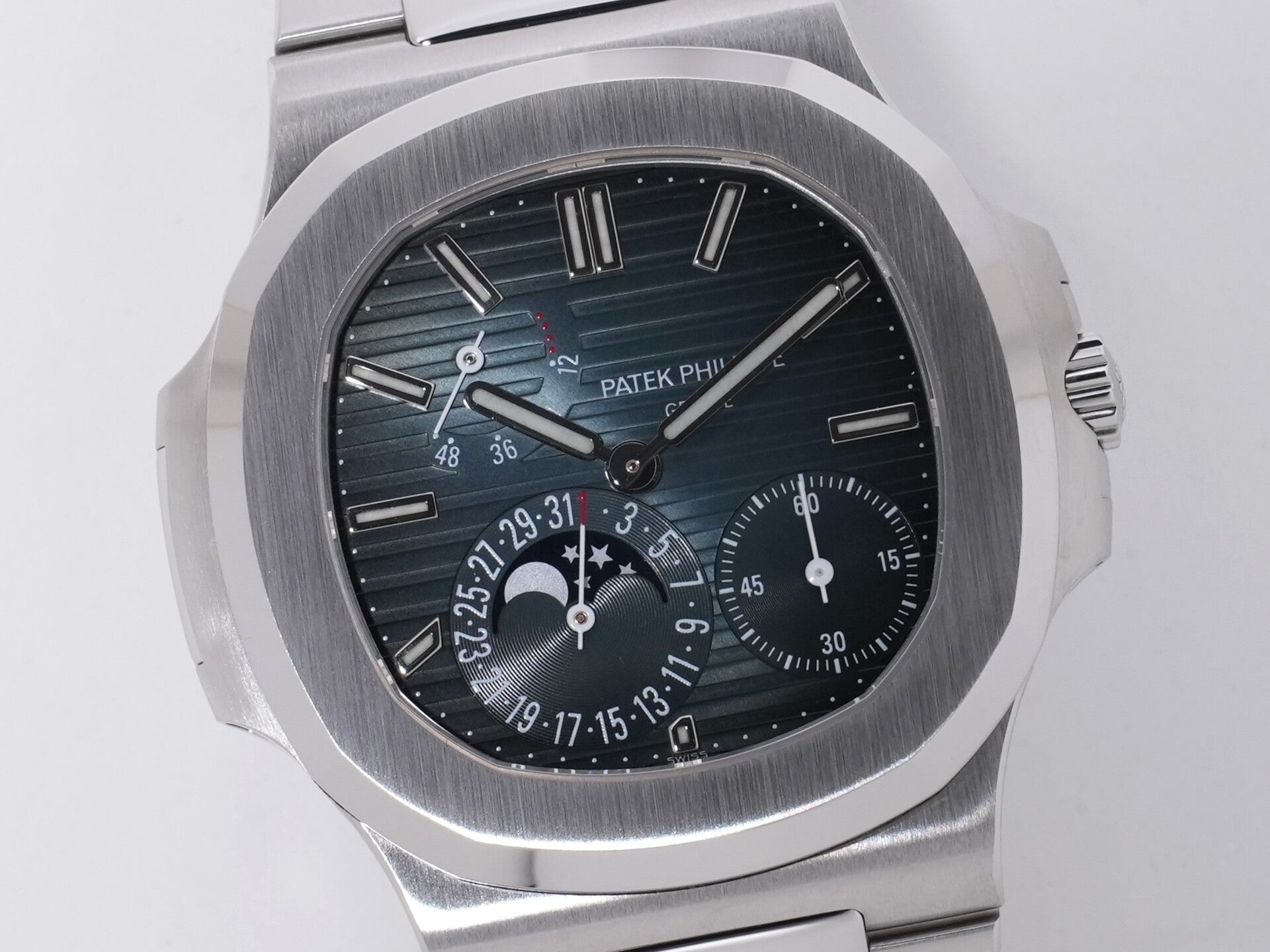 パテックフィリップ ノーチラス プチコンプリケーション Ref.5712/1A-001 ステンレススチール ブルー文字盤 美品 88zjoawo