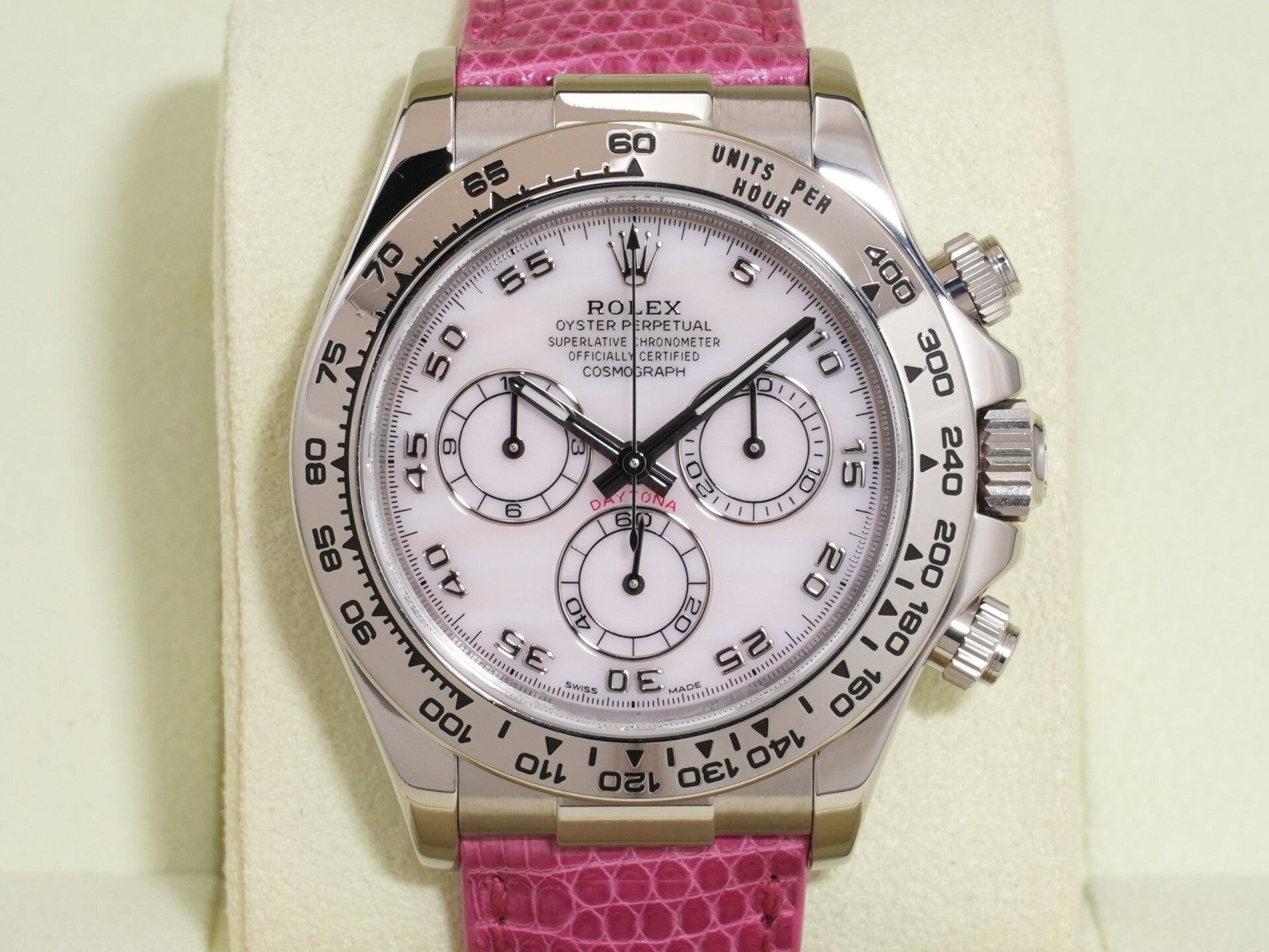 ロレックス デイトナ Ref.116519 ホワイトゴールド ピンクシェル文字盤 中古 mtbf3jxy