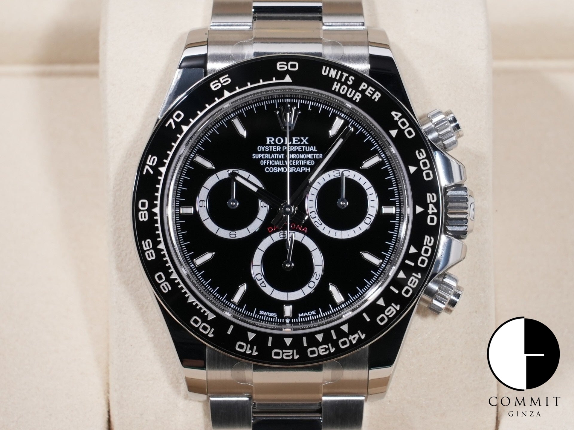 ロレックス デイトナ Ref.126500LN ステンレススチール ブラック文字盤 未使用 kjqwfvip