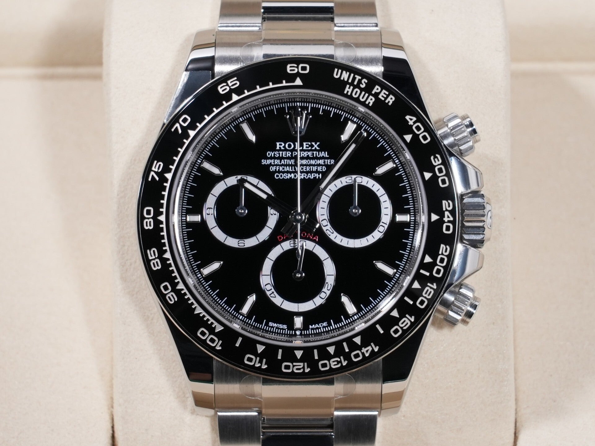 ロレックス デイトナ Ref.126500LN ステンレススチール ブラック文字盤 未使用 kjqwfvip