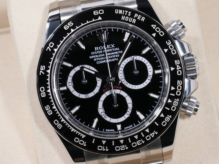 ロレックス デイトナ Ref.126500LN ステンレススチール ブラック文字盤 未使用 kjqwfvip