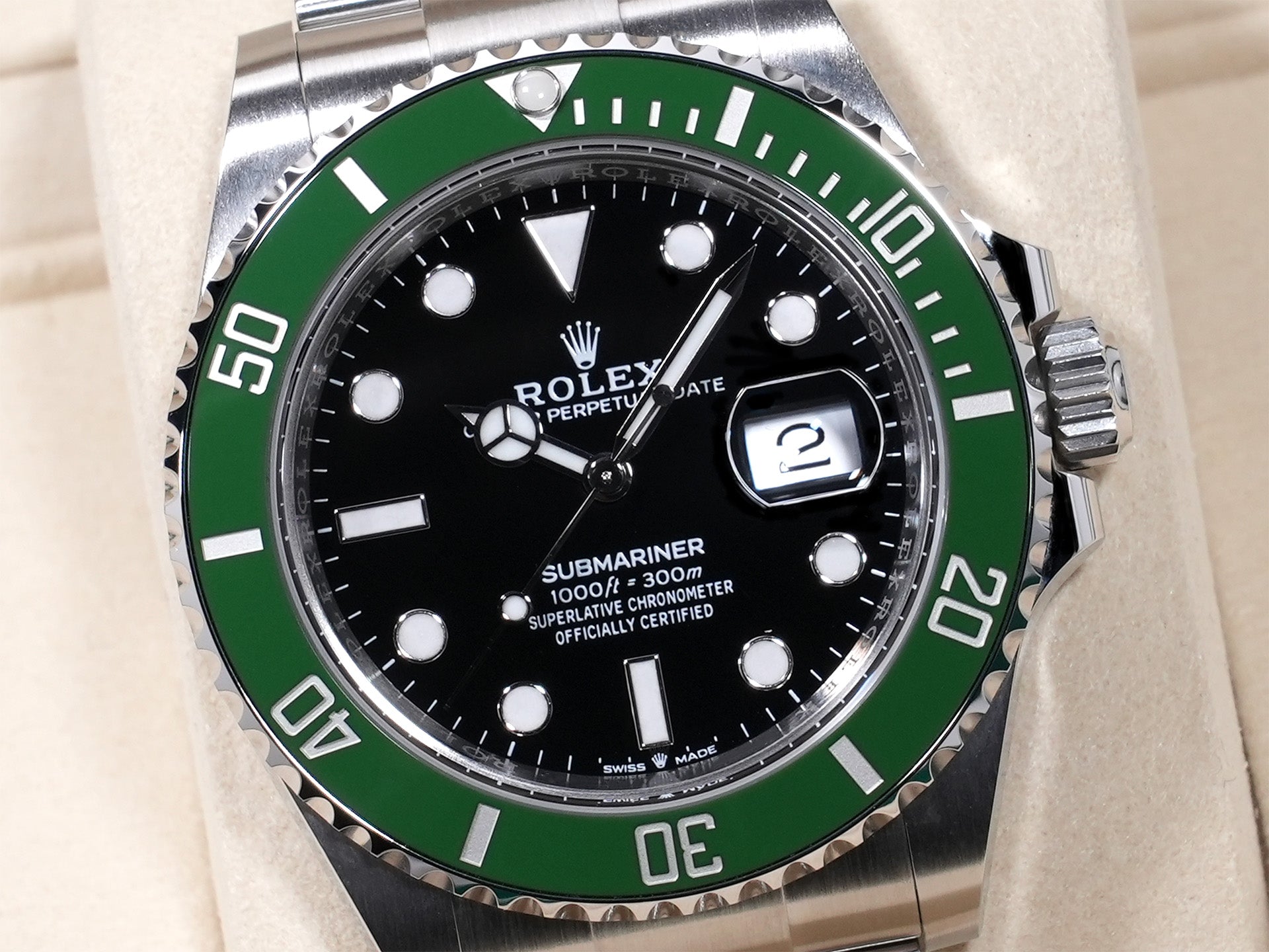 ロレックス サブマリーナー デイト Ref.126610LV ステンレススチール ブラック文字盤 未使用 8ssrm575