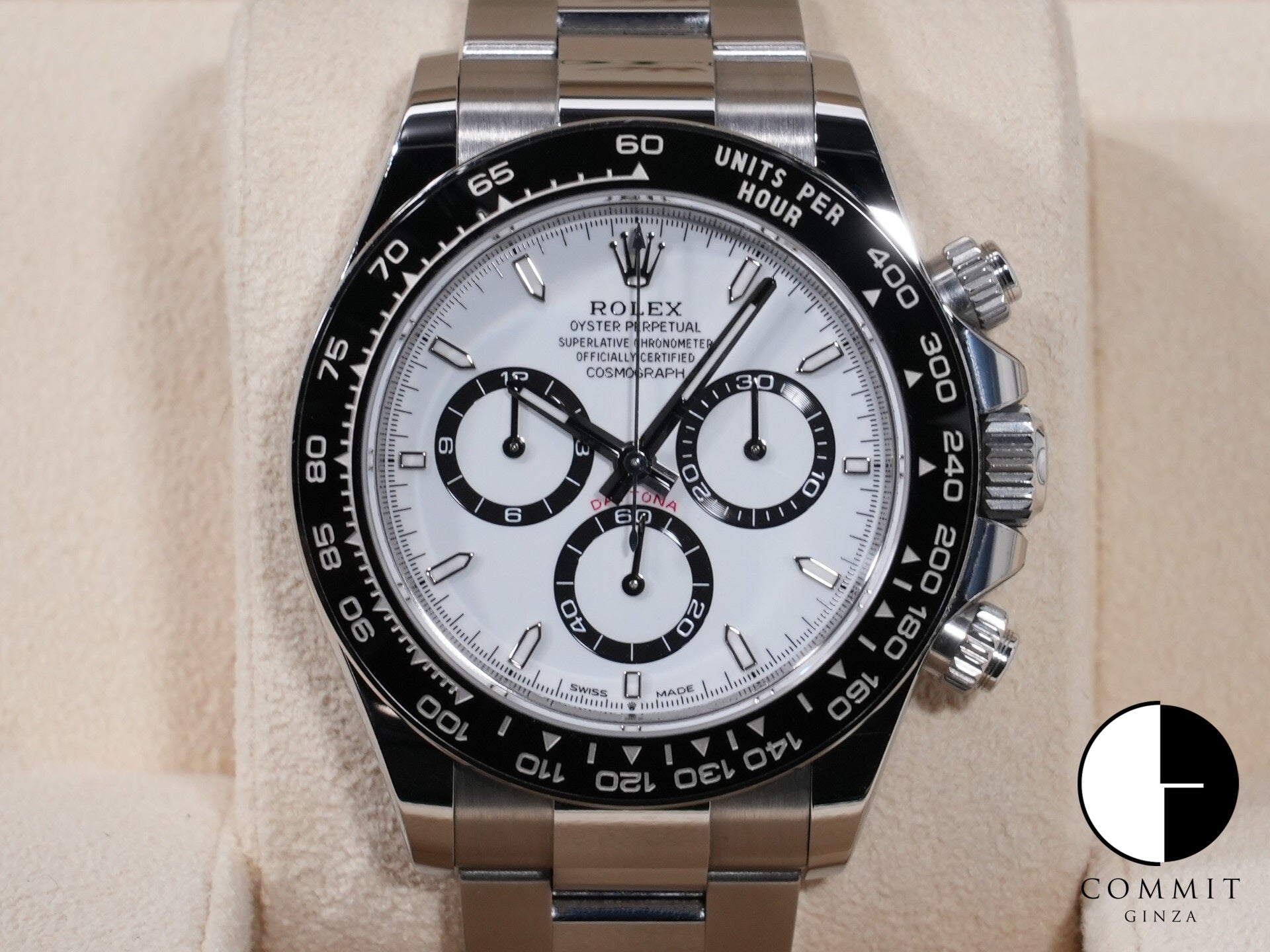 ロレックス デイトナ Ref.126500LN ステンレススチール ホワイト文字盤 中古 grt6epiq