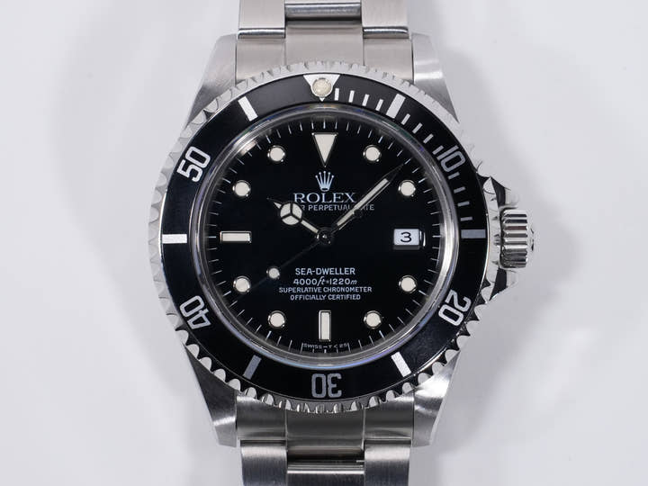 ロレックス シードゥエラー Ref.16600 ステンレススチール ブラック文字盤 美中古 54x38p7w
