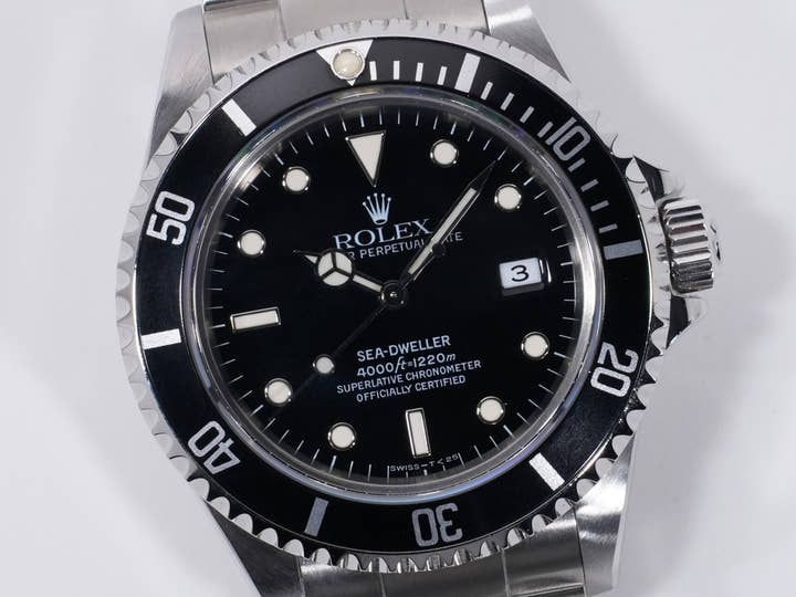 ロレックス シードゥエラー Ref.16600 ステンレススチール ブラック文字盤 美中古 54x38p7w