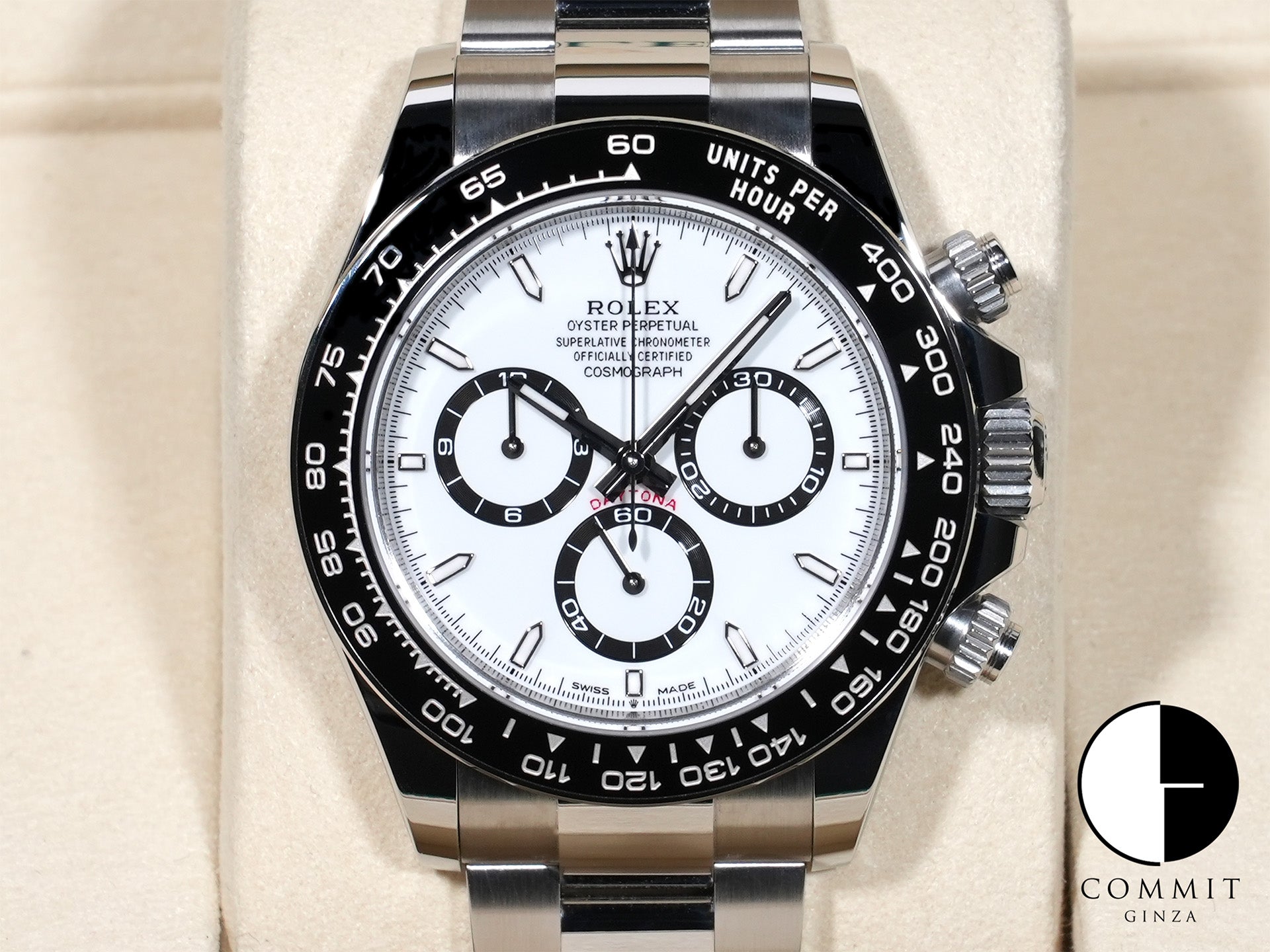 ロレックス デイトナ Ref.126500LN ステンレススチール ホワイト文字盤 未使用 dbyqnu84