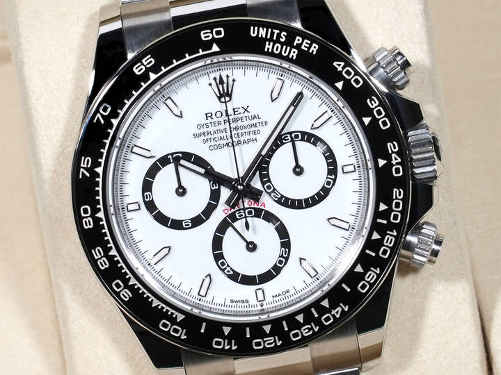 ロレックス デイトナ Ref.126500LN ステンレススチール ホワイト文字盤 未使用 dbyqnu84