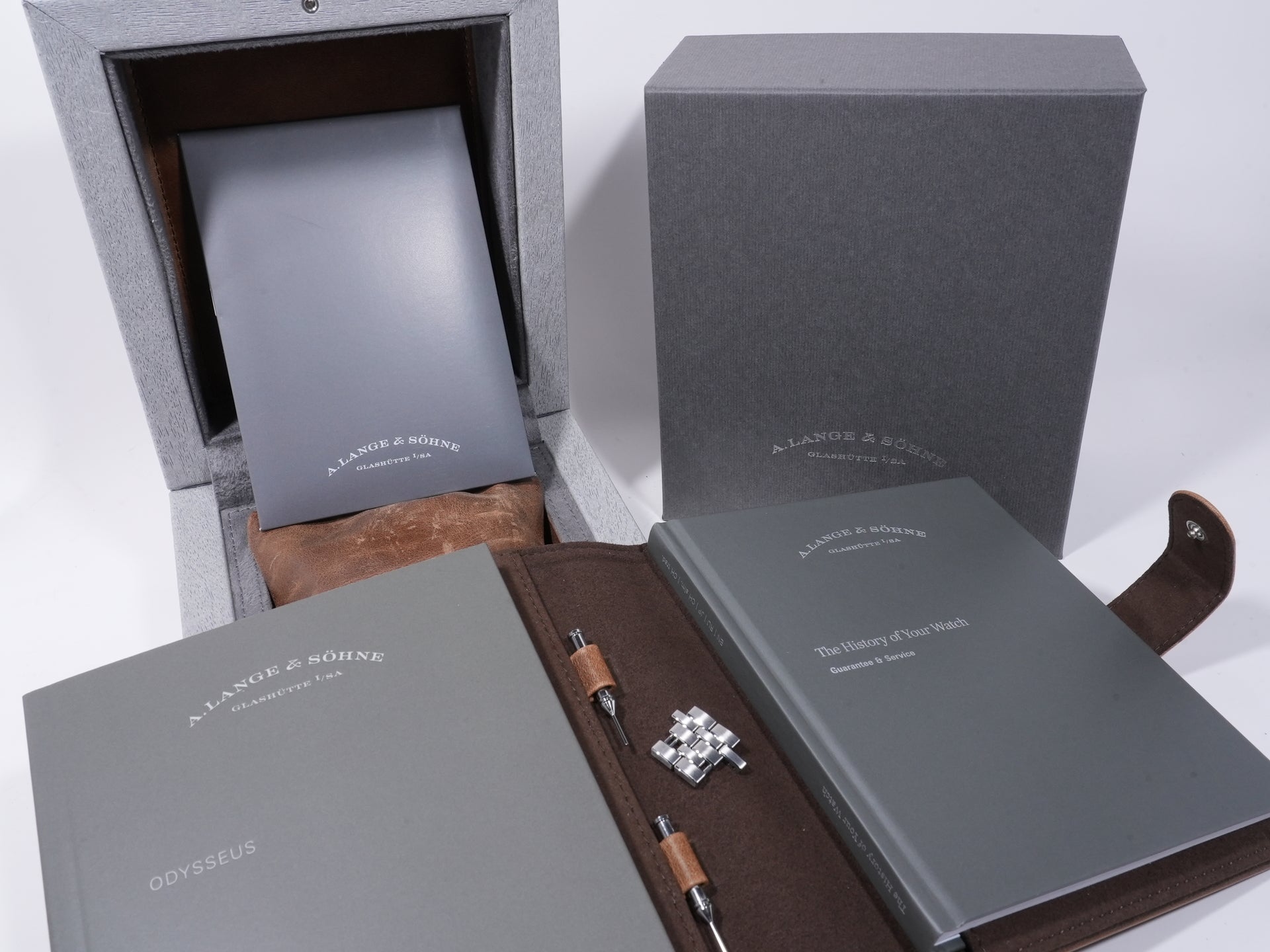 A.ランゲ＆ゾーネ オデュッセウス Ref.363.179 ステンレススチール ダークブルー文字盤 未使用 mox42294