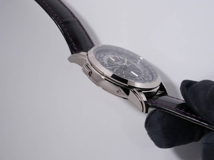 パテックフィリップ コンプリケーション ワールドタイム デイト Ref.5330G-010 ホワイトゴールド パープル文字盤 極美品 4h68crem