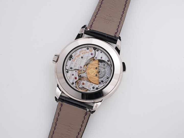 パテックフィリップ コンプリケーション ワールドタイム デイト Ref.5330G-010 ホワイトゴールド パープル文字盤 極美品 4h68crem