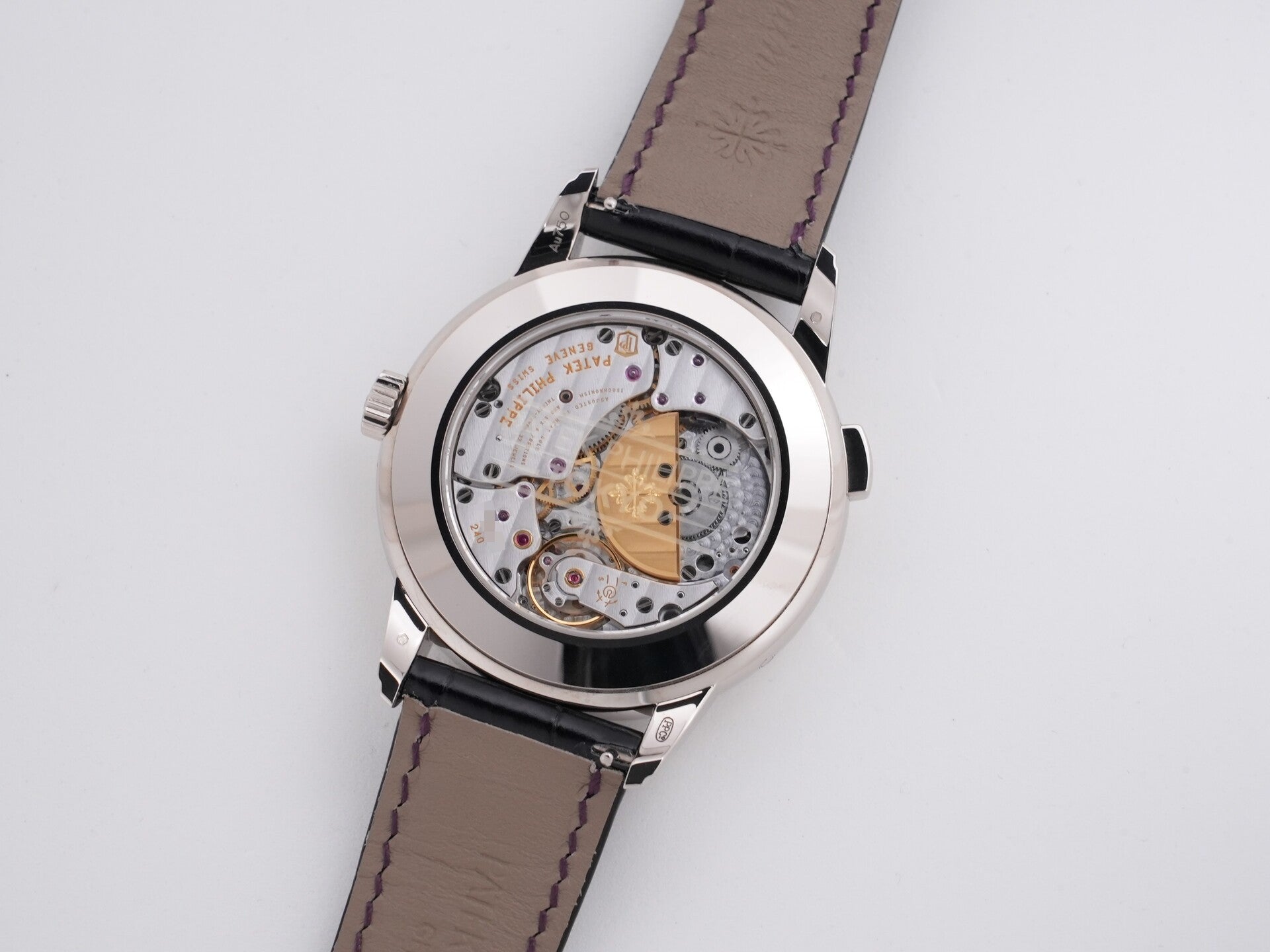 パテックフィリップ コンプリケーション ワールドタイム デイト Ref.5330G-010 ホワイトゴールド パープル文字盤 極美品 4h68crem