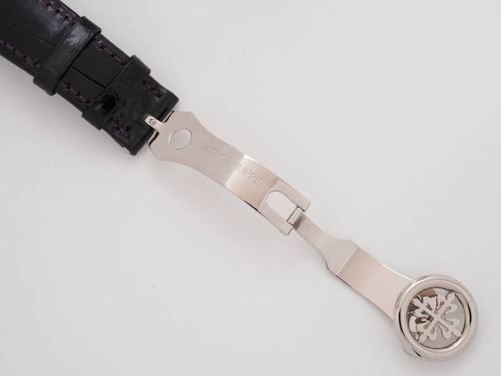 パテックフィリップ コンプリケーション ワールドタイム デイト Ref.5330G-010 ホワイトゴールド パープル文字盤 極美品 4h68crem
