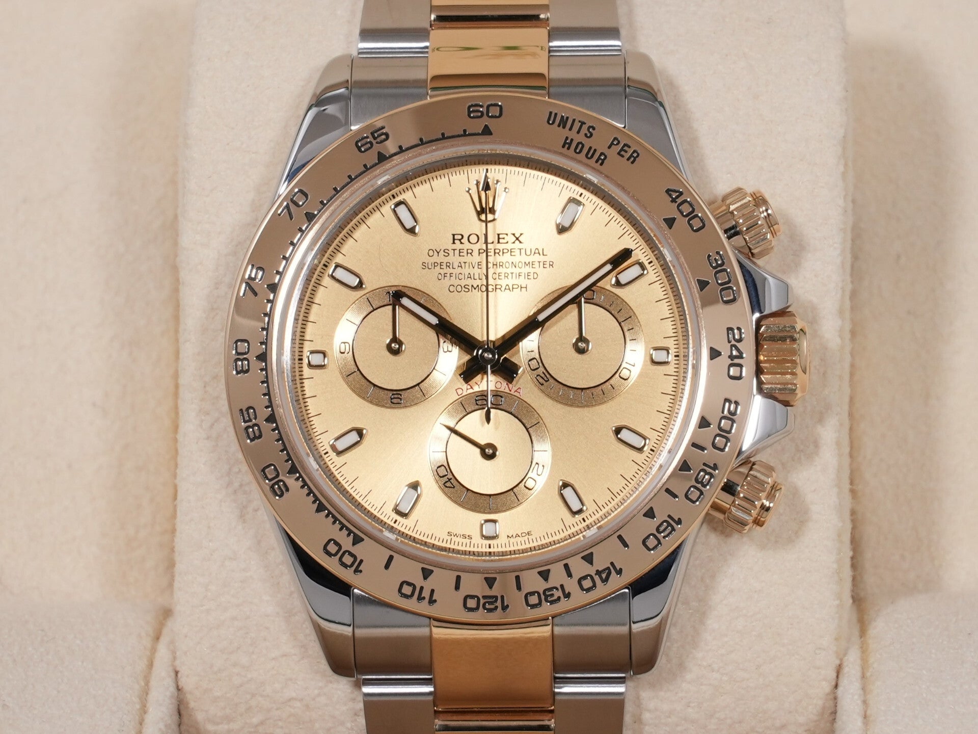 ロレックス デイトナ Ref.116503 ステンレススチール/イエローゴールド シャンパン文字盤 美品 jxecgu29