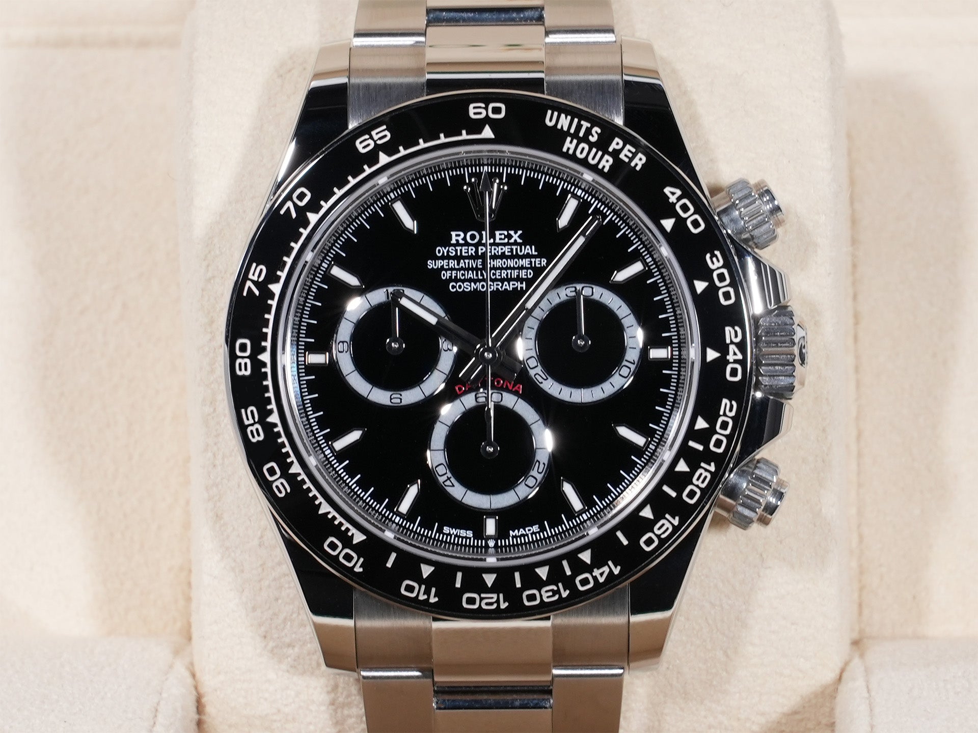 ロレックス デイトナ Ref.126500LN ステンレススチール ブラック文字盤 美中古 vbs3vnzu