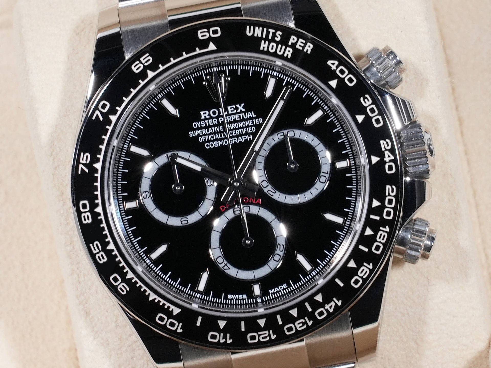 ロレックス デイトナ Ref.126500LN ステンレススチール ブラック文字盤 美中古 vbs3vnzu
