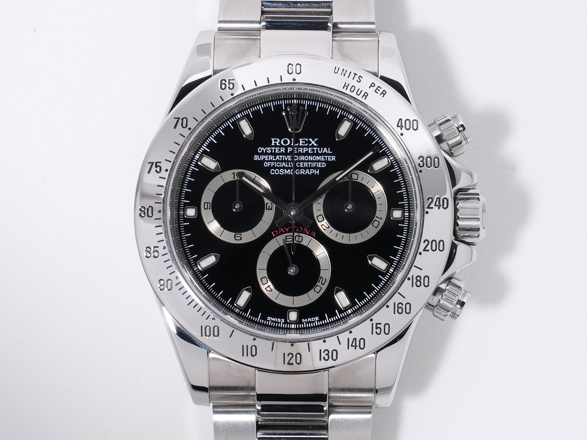 ロレックス デイトナ Ref.116520 ステンレススチール ブラック文字盤 中古 9q4fazyo