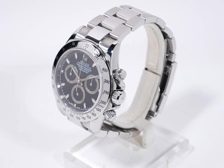 ロレックス デイトナ Ref.116520 ステンレススチール ブラック文字盤 中古 9q4fazyo
