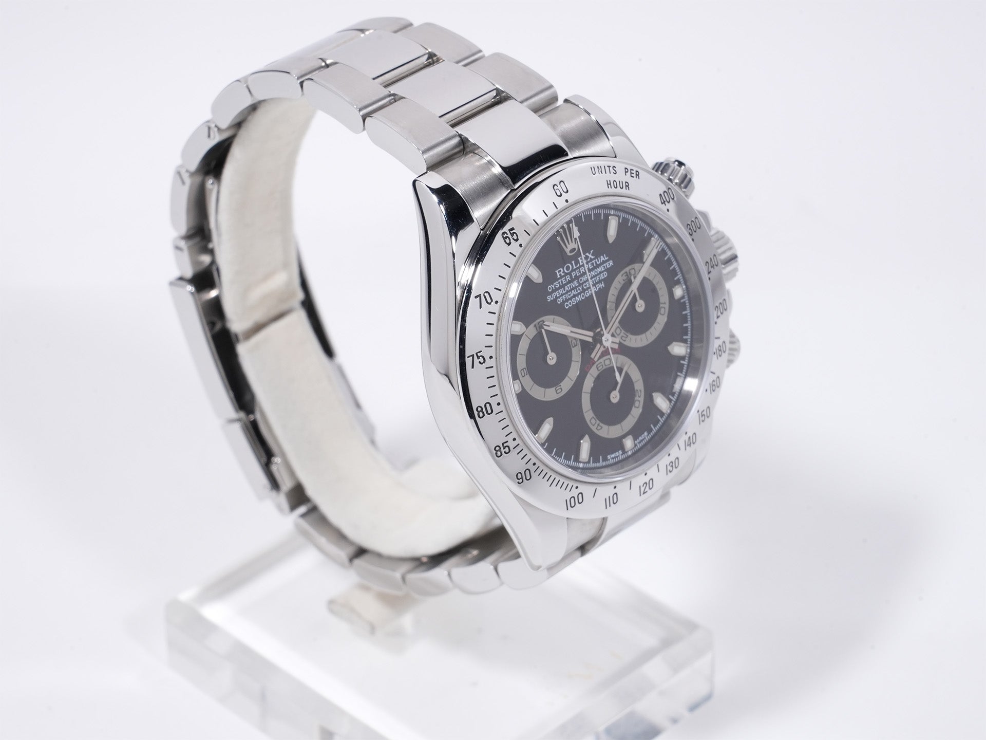 ロレックス デイトナ Ref.116520 ステンレススチール ブラック文字盤 中古 9q4fazyo