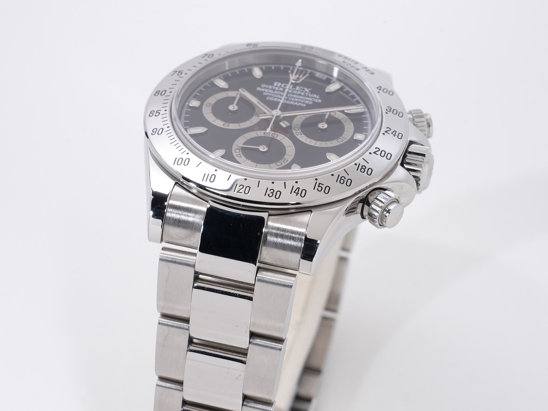 ロレックス デイトナ Ref.116520 ステンレススチール ブラック文字盤 中古 9q4fazyo