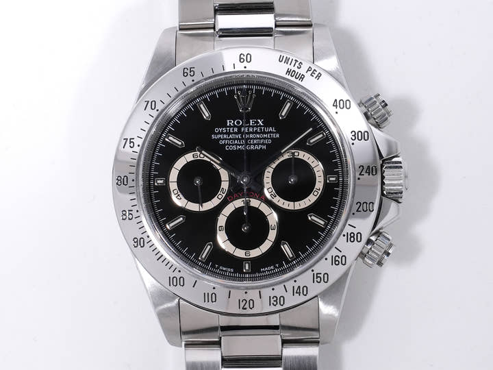 ロレックス デイトナ エルプリメロ Ref.16520 ステンレススチール ブラック文字盤 中古 dt63rwnc