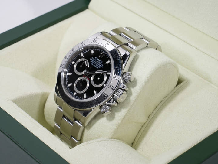 ロレックス デイトナ Ref.116520 ステンレススチール ブラック文字盤 中古 ypqywm79