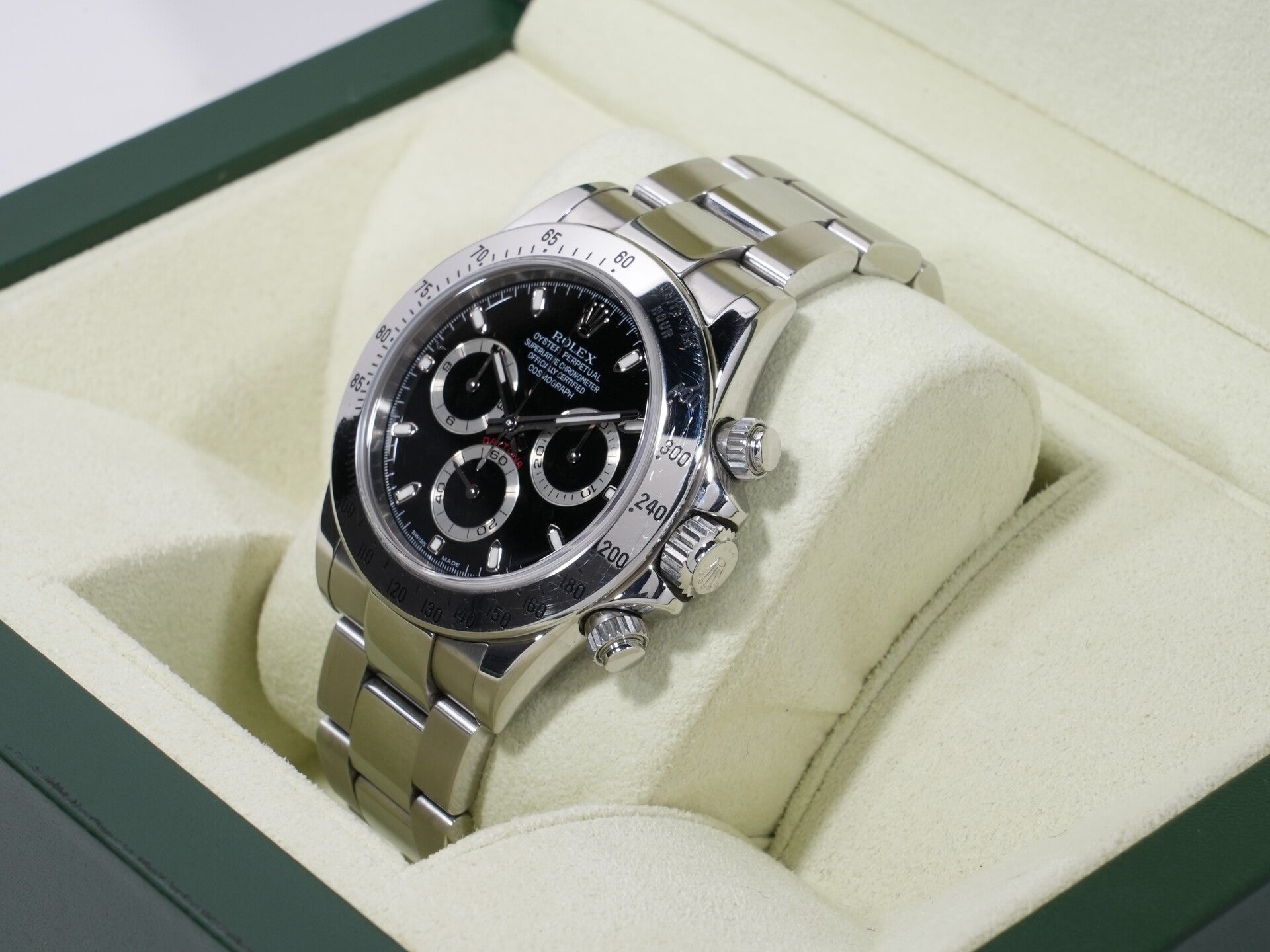ロレックス デイトナ Ref.116520 ステンレススチール ブラック文字盤 中古 ypqywm79