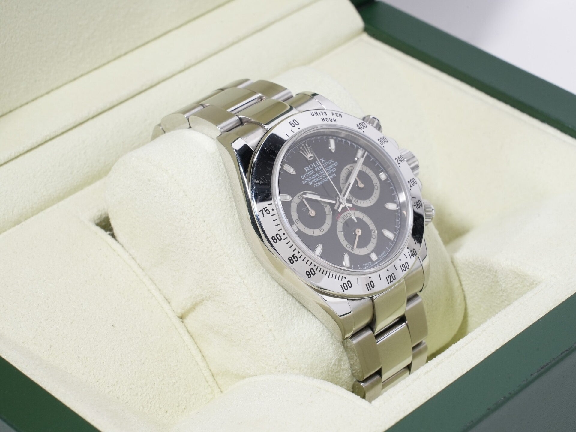 ロレックス デイトナ Ref.116520 ステンレススチール ブラック文字盤 中古 ypqywm79