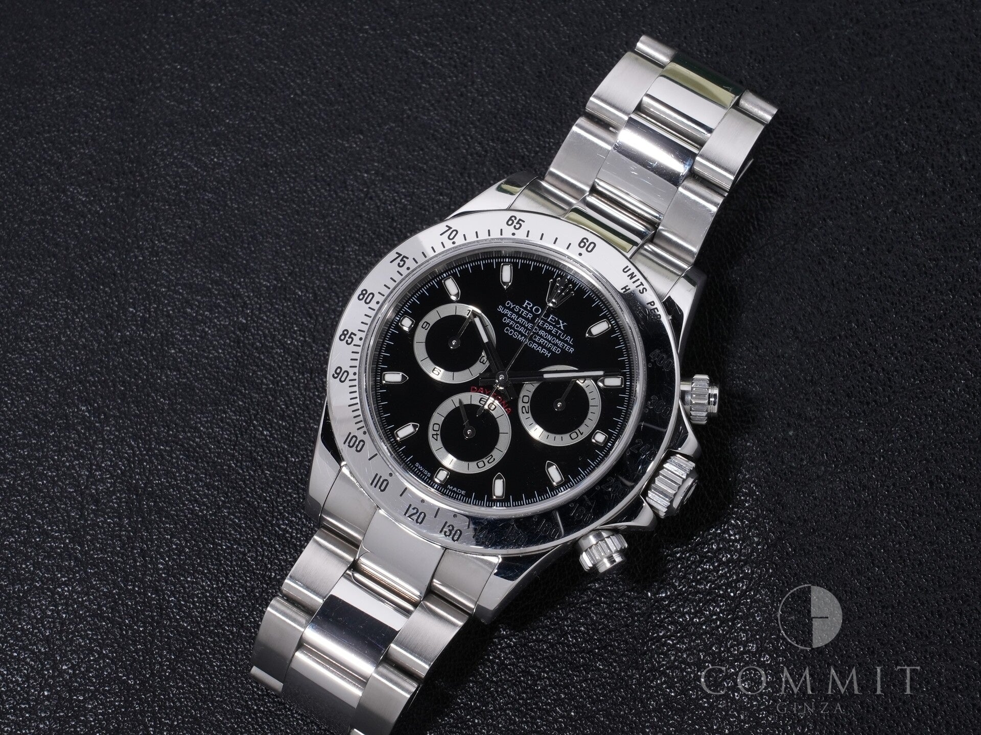 ロレックス デイトナ Ref.116520 ステンレススチール ブラック文字盤 中古 ypqywm79