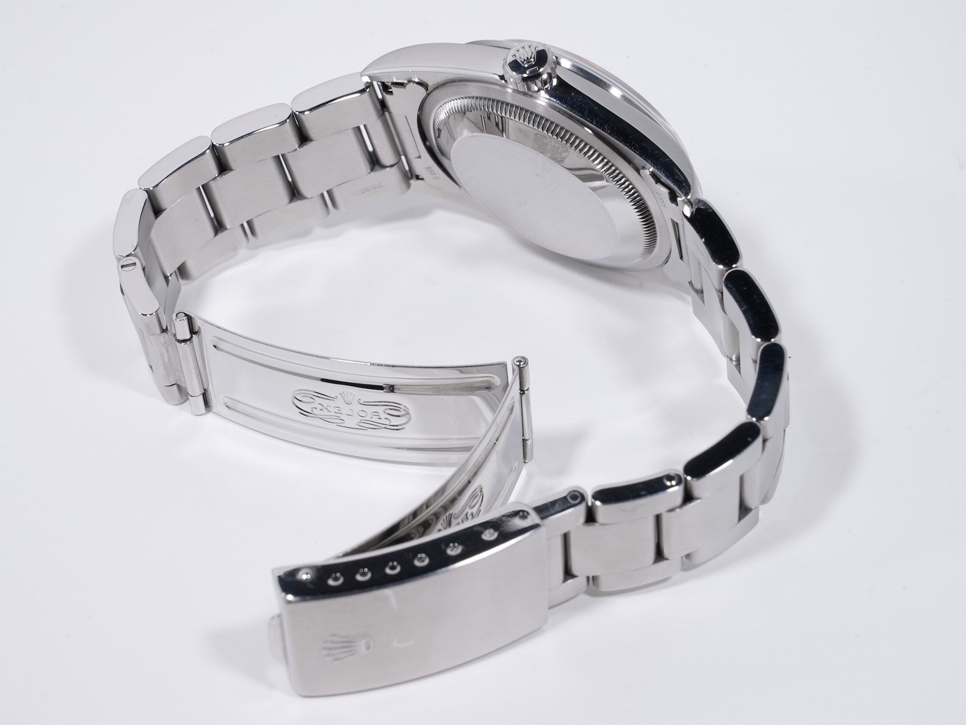 ロレックス エクスプローラーI Ref.14270 ステンレススチール ブラック文字盤 オイスターブレスレット 中古 vaniaxgf