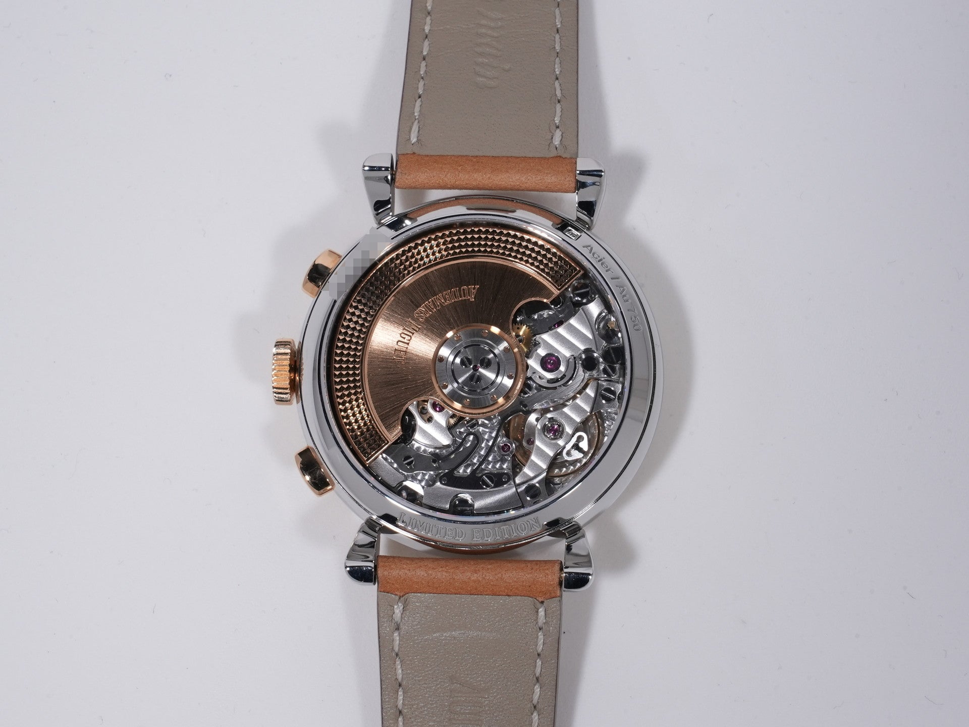 オーデマピゲ リマスター 01 クロノグラフ Ref.26595SR.OO.A032VE.01 ステンレススチール/ピンクゴールド イエローゴールドカラー文字盤 中古 gcn4b4xa