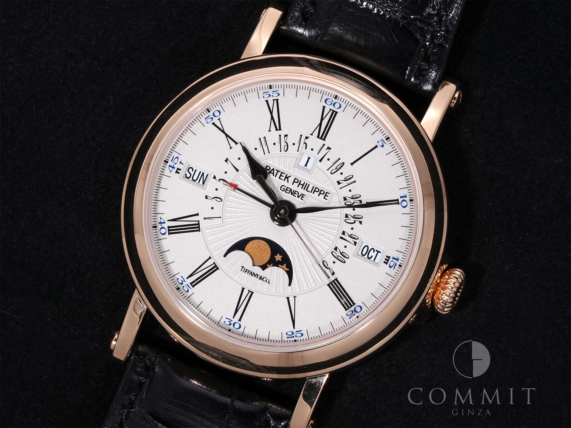 パテックフィリップ パーペチュアルカレンダー レトログラード  TIFFANY＆CO. Ref.5159R-001 ローズゴールド シルバー文字盤 美中古 7pe4ux3f