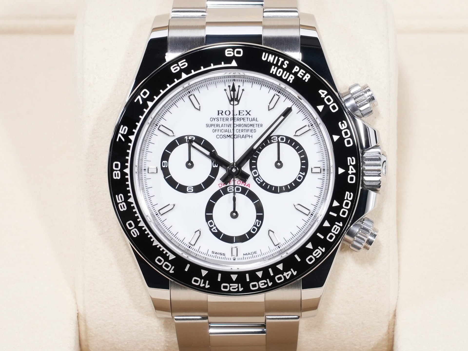 ロレックス デイトナ Ref.126500LN ステンレススチール ホワイト文字盤 未使用 bwur2s54