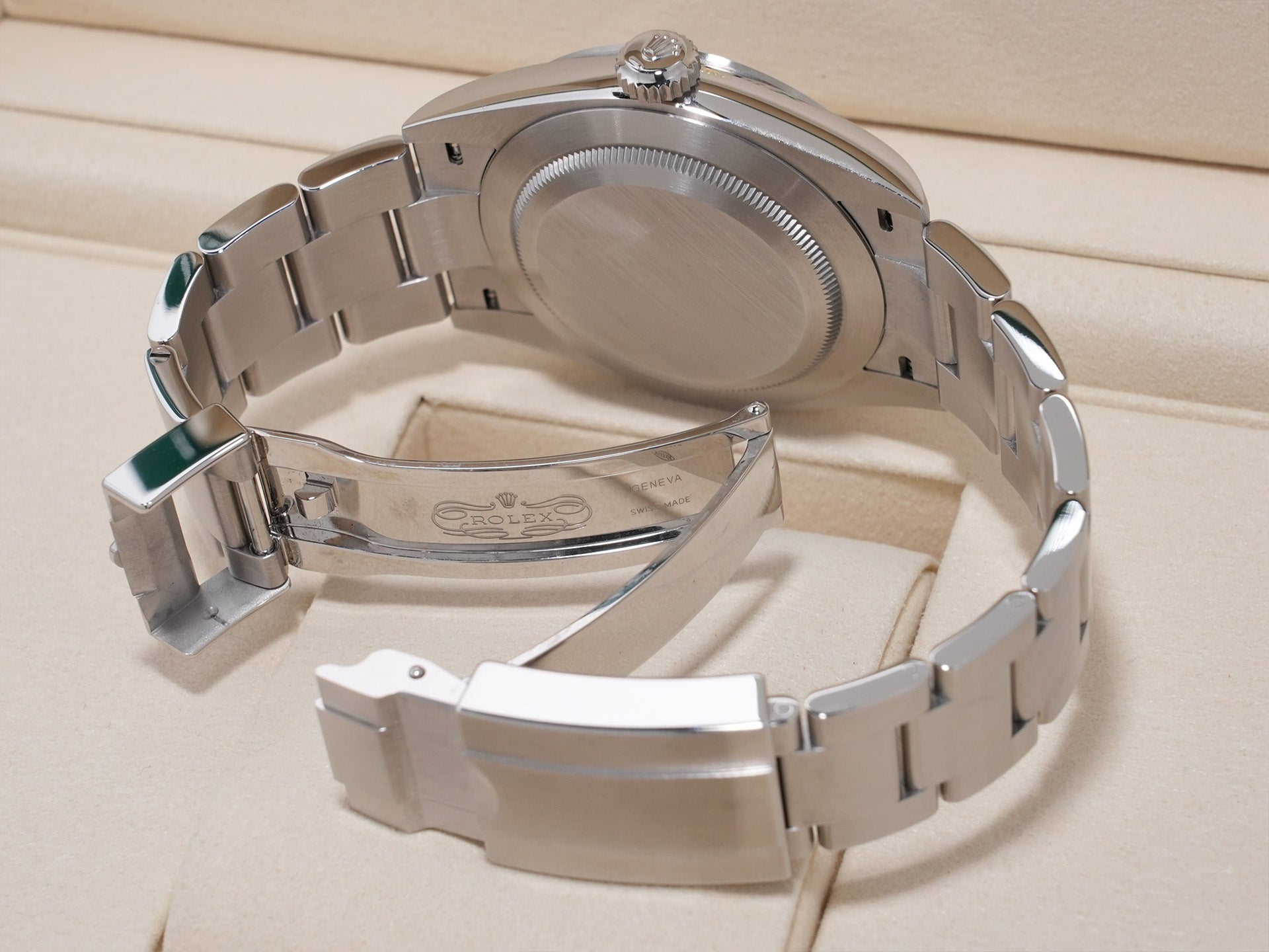 ロレックス エクスプローラー40 Ref.224270 ステンレススチール ブラック文字盤 オイスターブレスレット 美中古 aa8jphzs