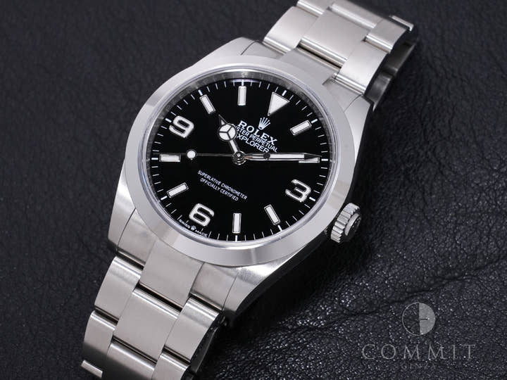 ロレックス エクスプローラー40 Ref.224270 ステンレススチール ブラック文字盤 オイスターブレスレット 美中古 aa8jphzs