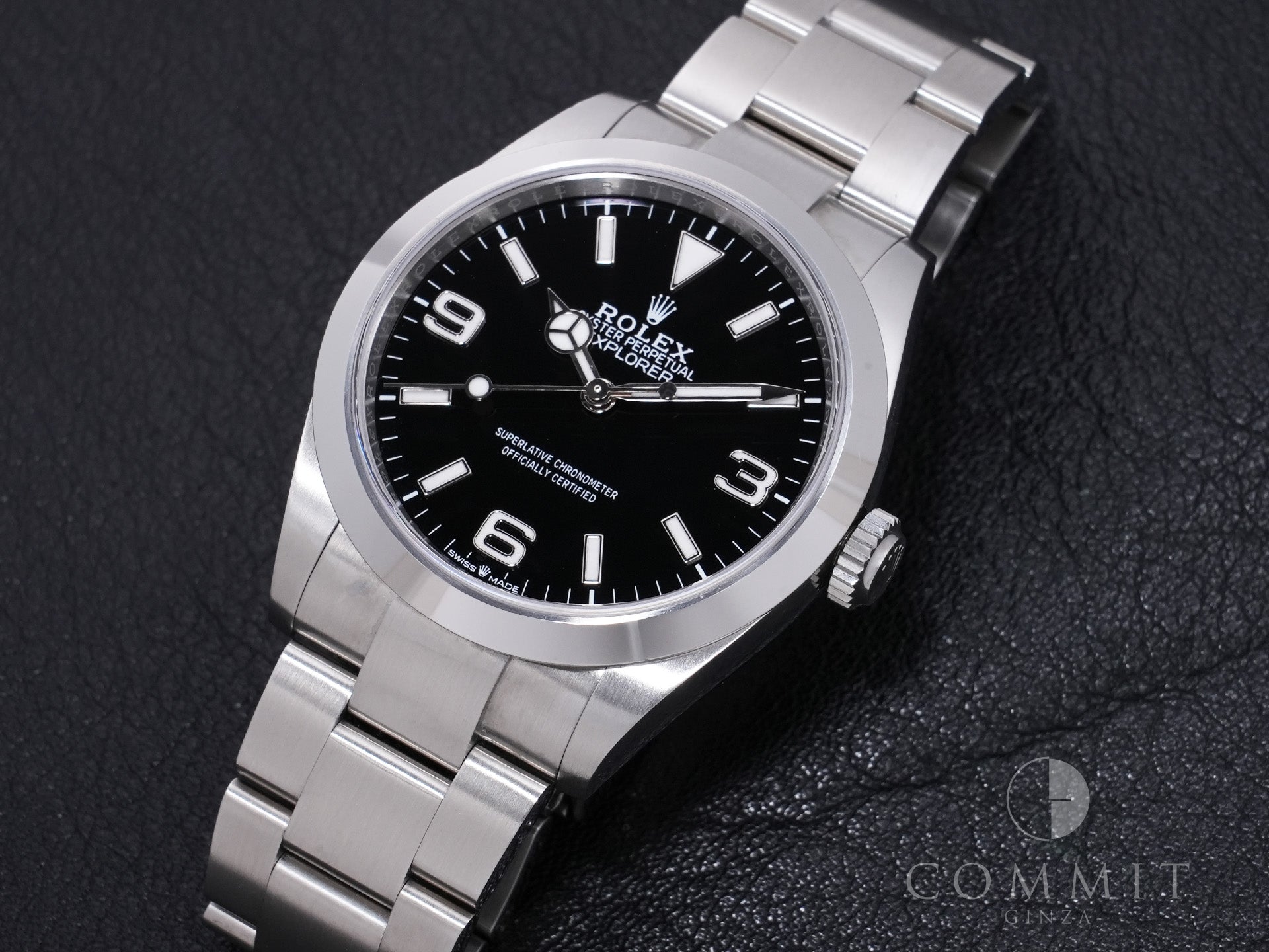 ロレックス エクスプローラー40 Ref.224270 ステンレススチール ブラック文字盤 オイスターブレスレット 美中古 aa8jphzs