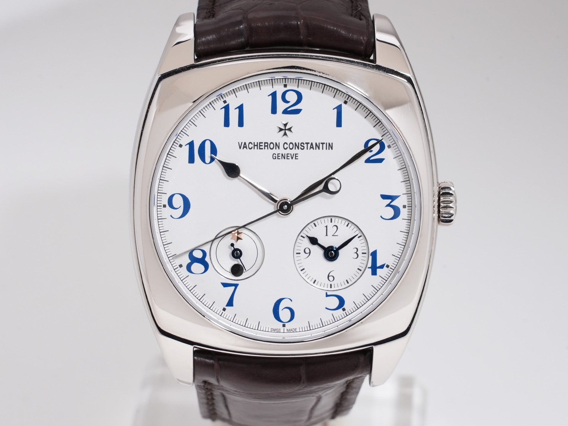 ヴァシュロンコンスタンタン ハーモニー デュアルタイム Ref.7810S/000G-B050 ホワイトゴールド シルバー文字盤 中古 tsaats2z