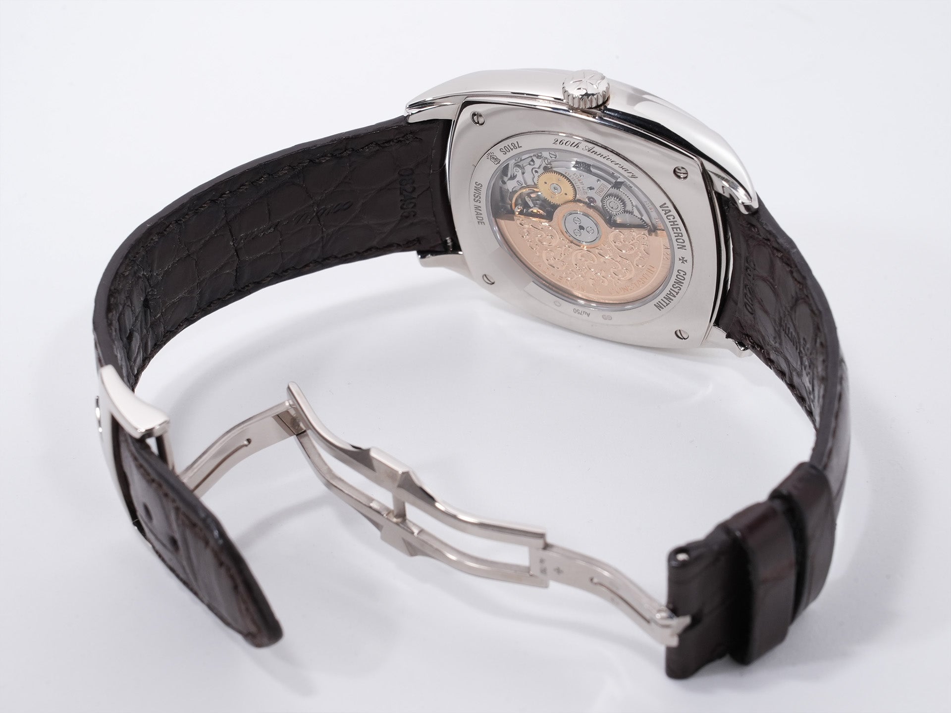 ヴァシュロンコンスタンタン ハーモニー デュアルタイム Ref.7810S/000G-B050 ホワイトゴールド シルバー文字盤 中古 tsaats2z