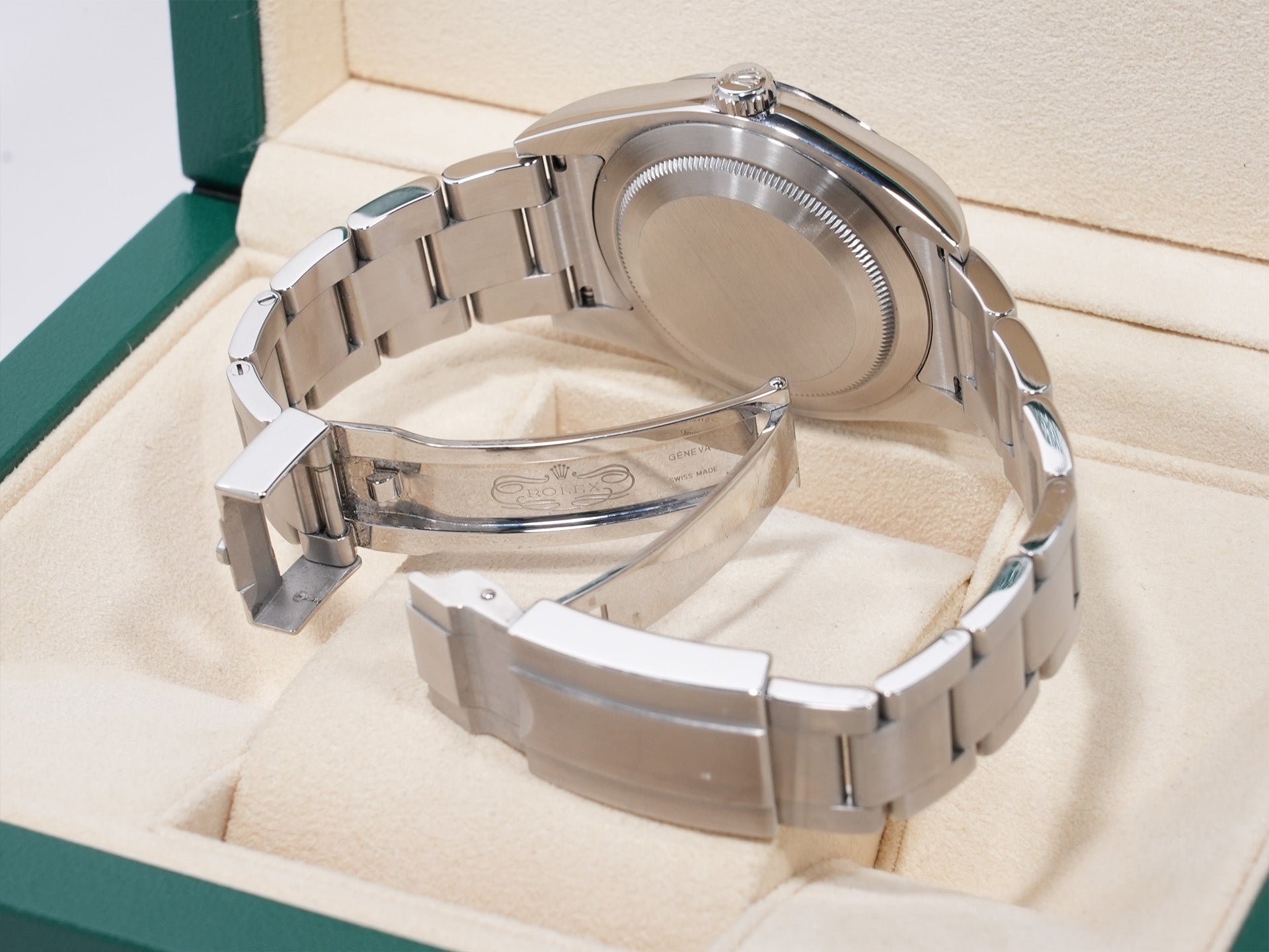 ロレックス エクスプローラーI Ref.214270 ステンレススチール ブラック文字盤 オイスターブレスレット 中古 adtcd5aq