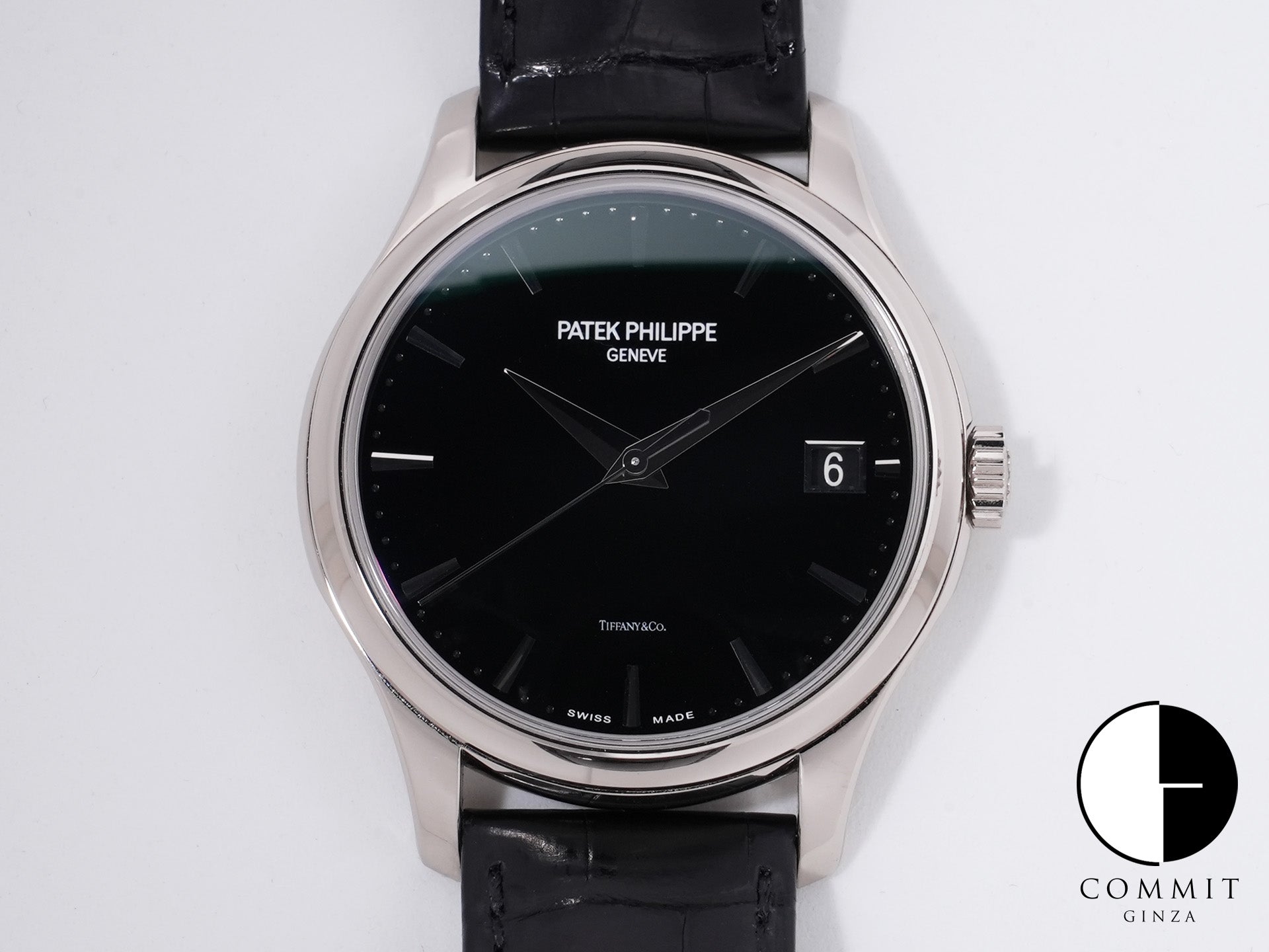 パテックフィリップ カラトラバ ティファニー Ref.5227G-010 ホワイトゴールド ブラック文字盤 中古 u292n6o5