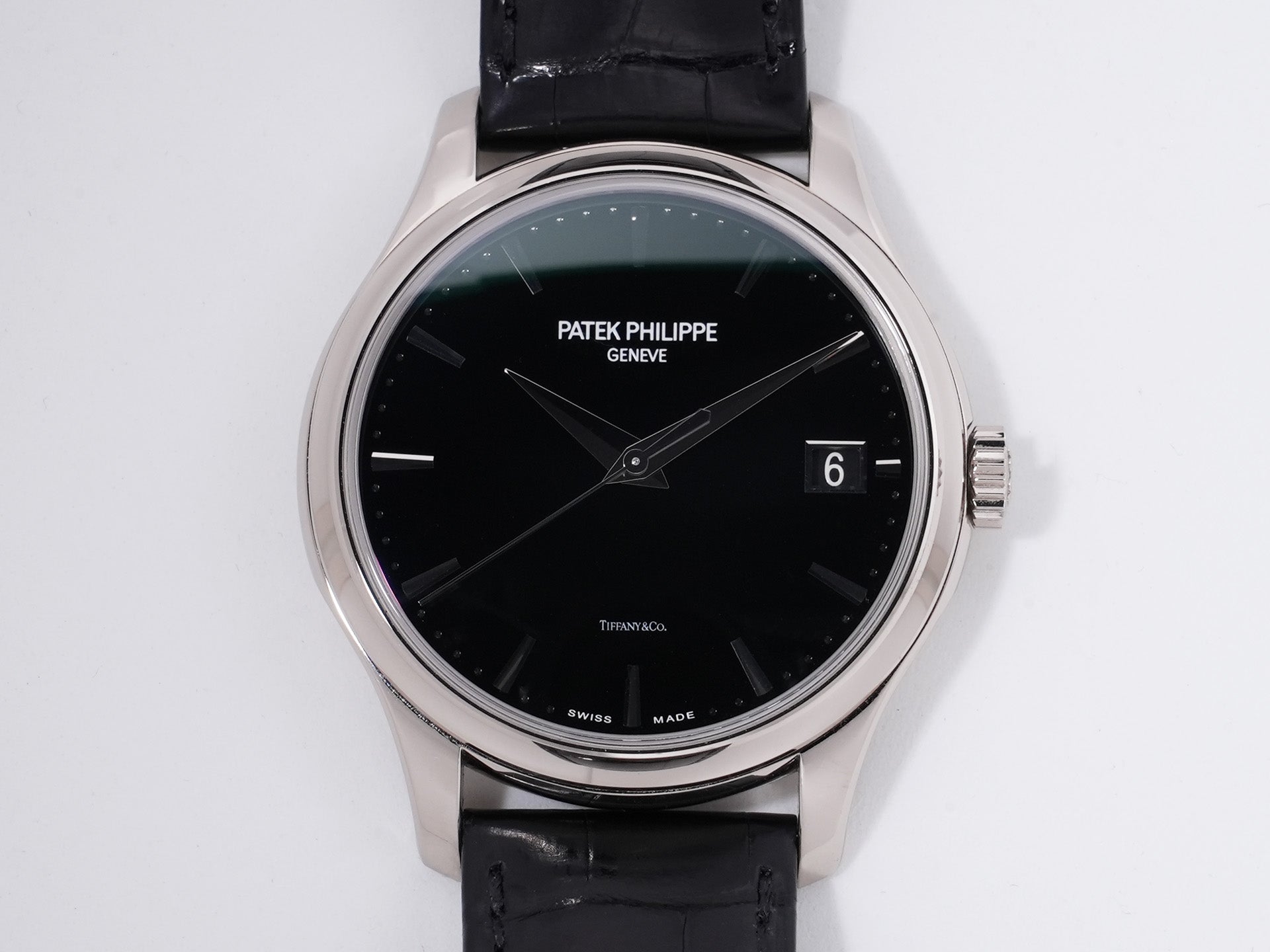 パテックフィリップ カラトラバ ティファニー Ref.5227G-010 ホワイトゴールド ブラック文字盤 中古 u292n6o5