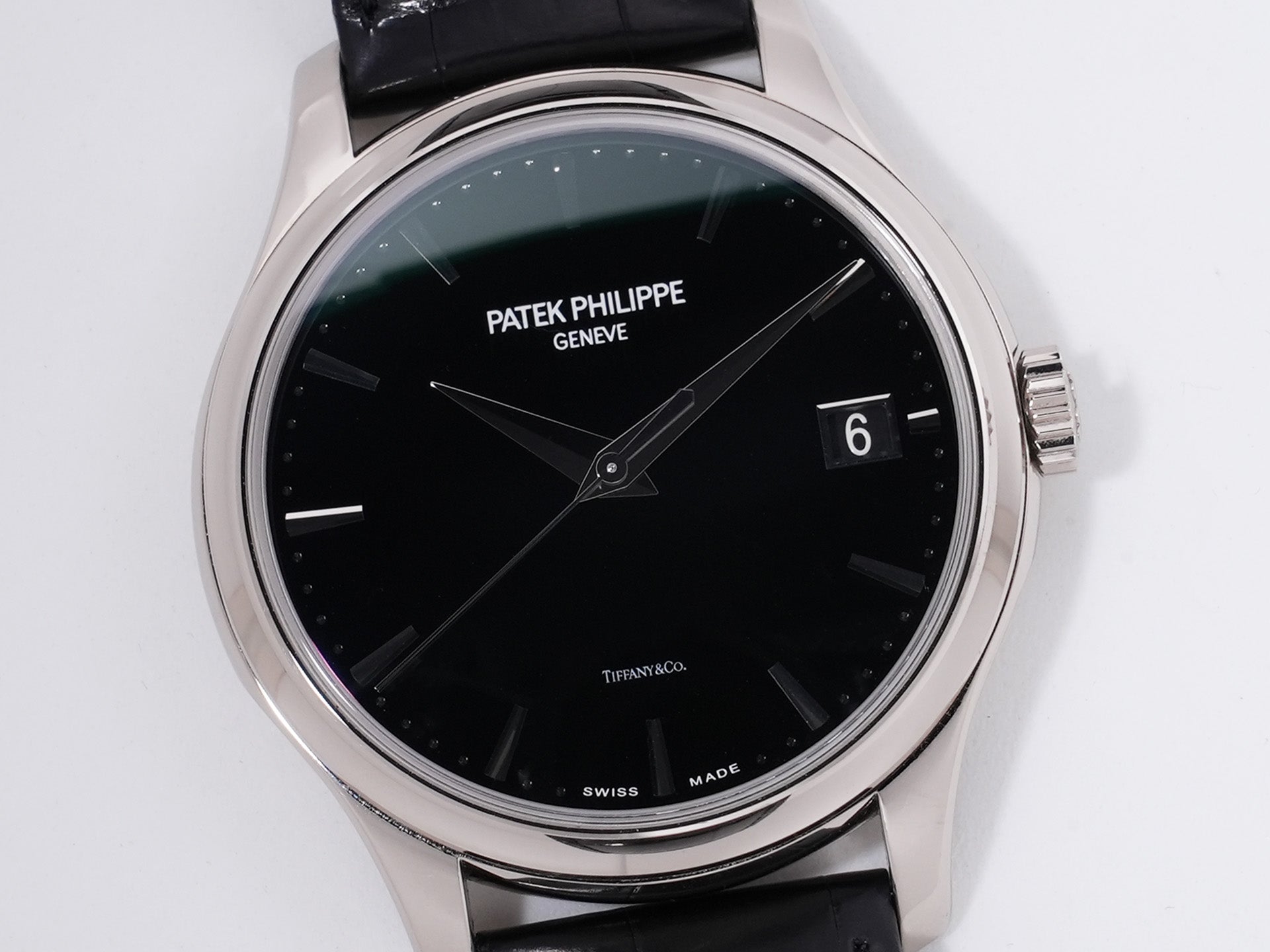 パテックフィリップ カラトラバ ティファニー Ref.5227G-010 ホワイトゴールド ブラック文字盤 中古 u292n6o5